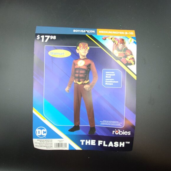 Flash Costume for Kids Hero Boys Dress Up Costume , 8-9, N w/defect - Picture 2 of 16